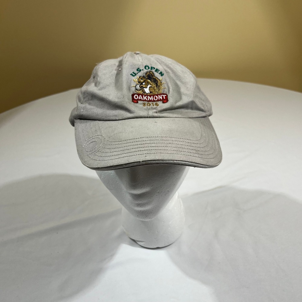 USGA Baseball Cap OSFA Tan 2016 U.S. Open Oakmont Member Hat